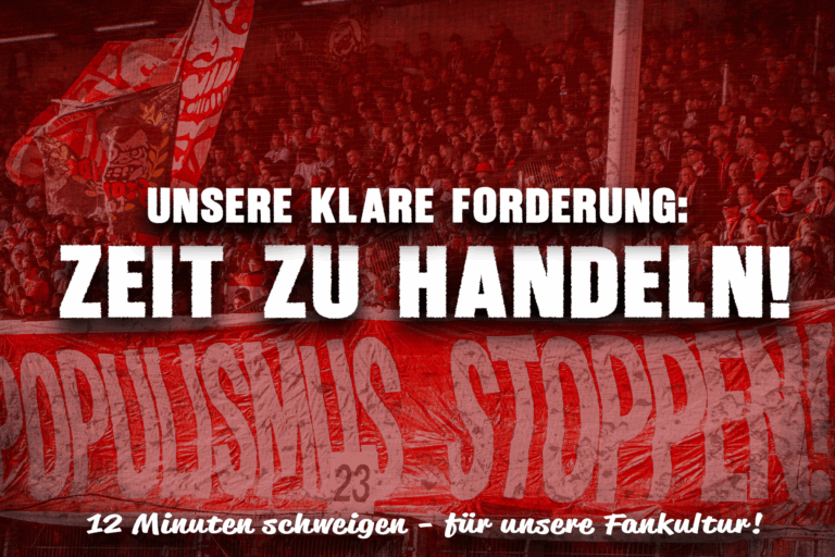 Unsere klare Forderung – Zeit zu handeln!