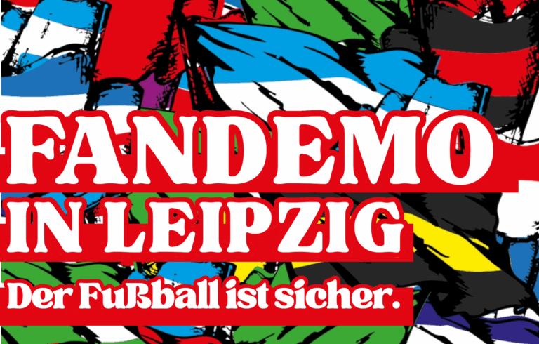 Fandemo in Leipzig am 16.11.25 –  Der Fussball ist sicher.