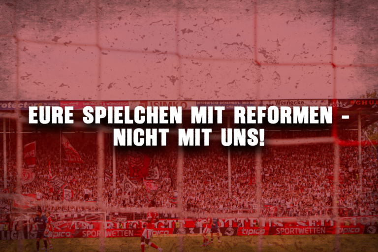 Eure Spielchen mit Reformen – Nicht mit uns!